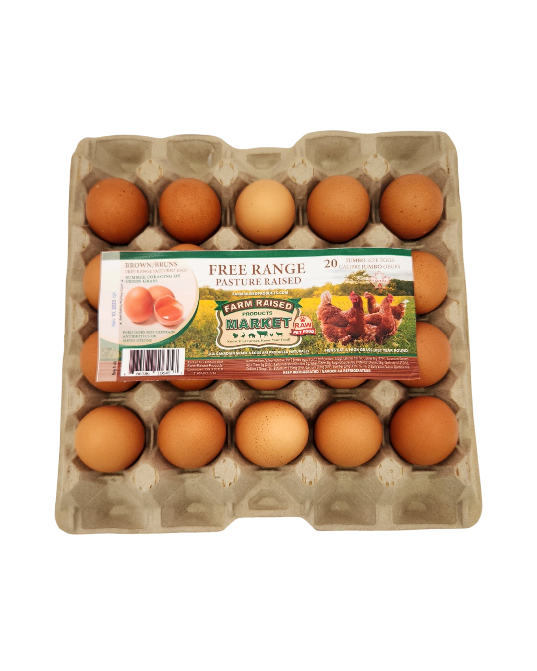 20 Jumbo Free Range Eggs