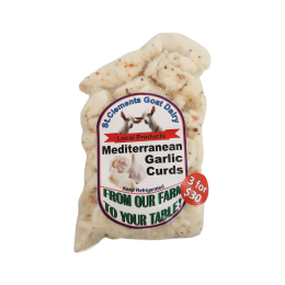 Mediterranean-Garlic Goat Cheese Curds