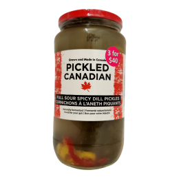 Full Sour Spicy Dill Pickles